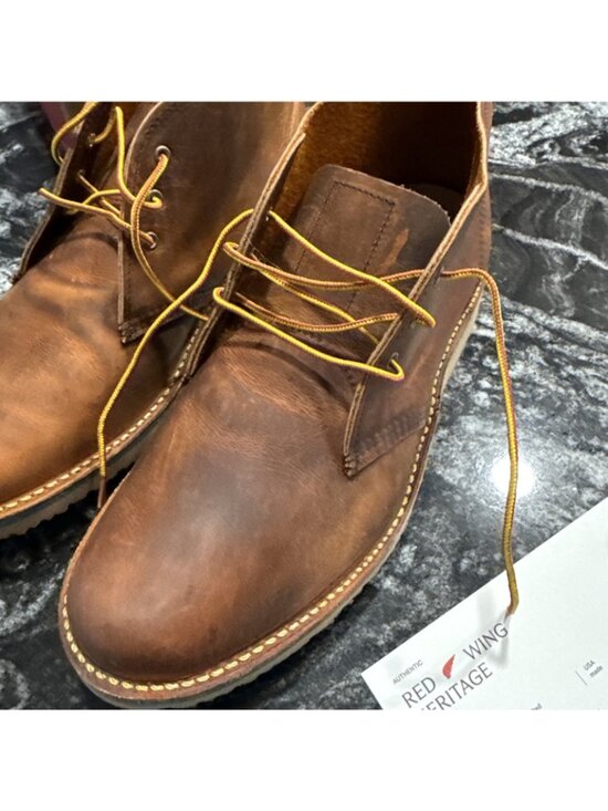 RED WING WEEKENDER CHUKKA IN COPPER ROUGH & TOUGH LEATHER 3622 NIB main image 10